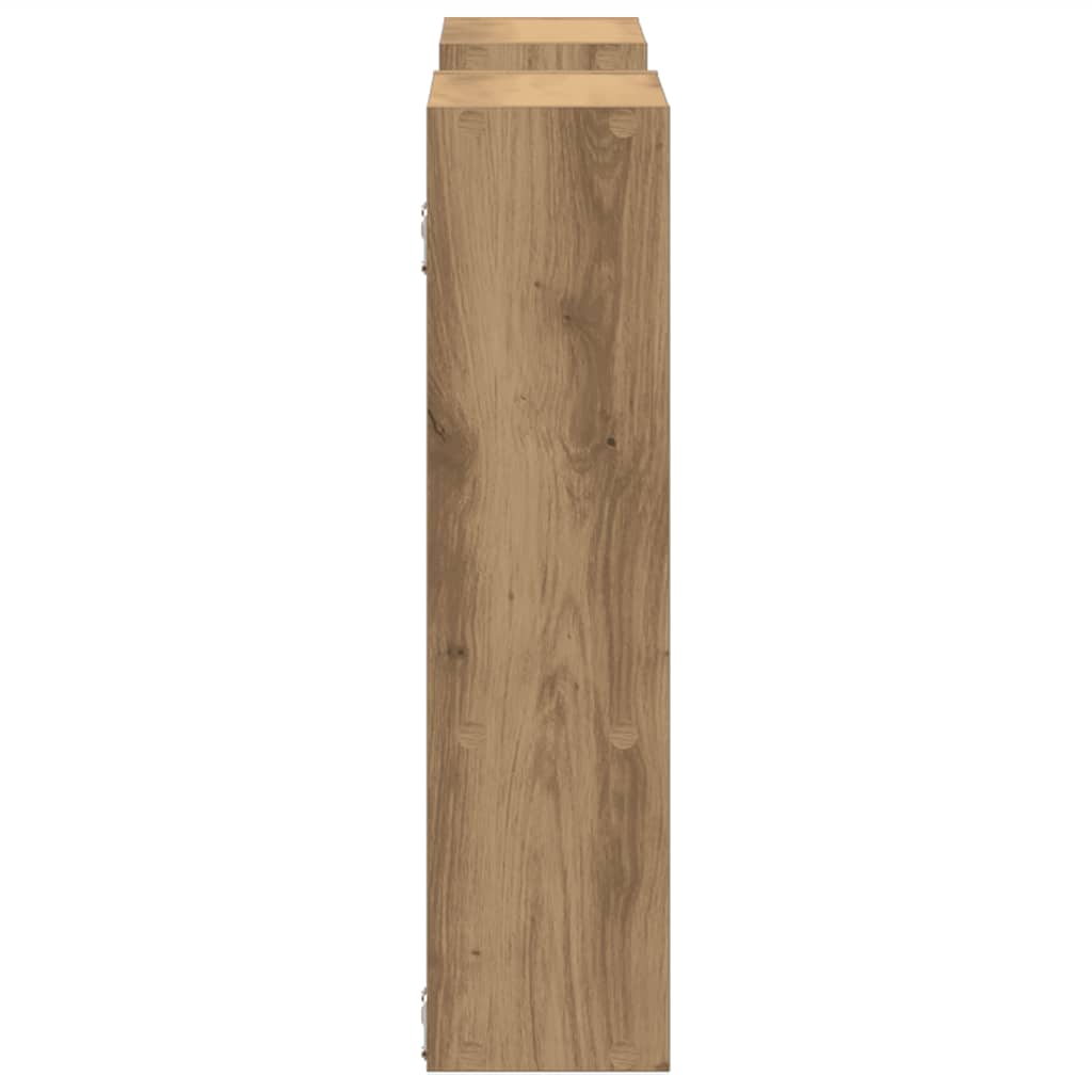vidaXL Wall Shelf Artisian Oak 99x15x60 cm Engineered Wood