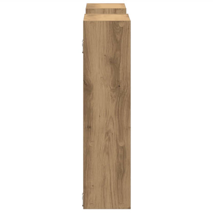 vidaXL Wall Shelf Artisian Oak 99x15x60 cm Engineered Wood