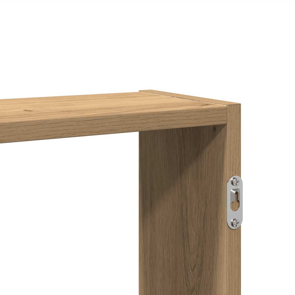 vidaXL Wall Shelf Artisian Oak 99x15x60 cm Engineered Wood