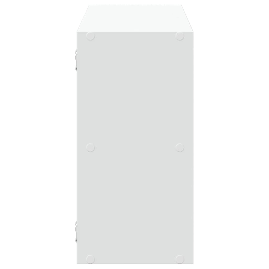 vidaXL Wall Shelf White 100x25x50 cm Engineered Wood