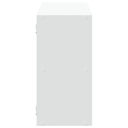 vidaXL Wall Shelf White 100x25x50 cm Engineered Wood