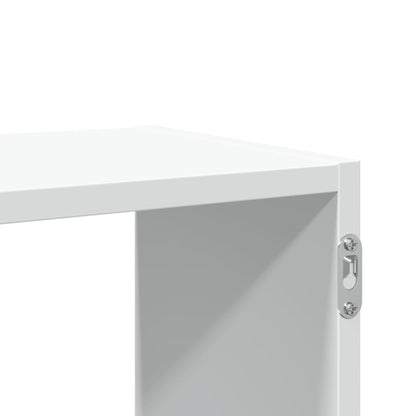 vidaXL Wall Shelf White 100x25x50 cm Engineered Wood
