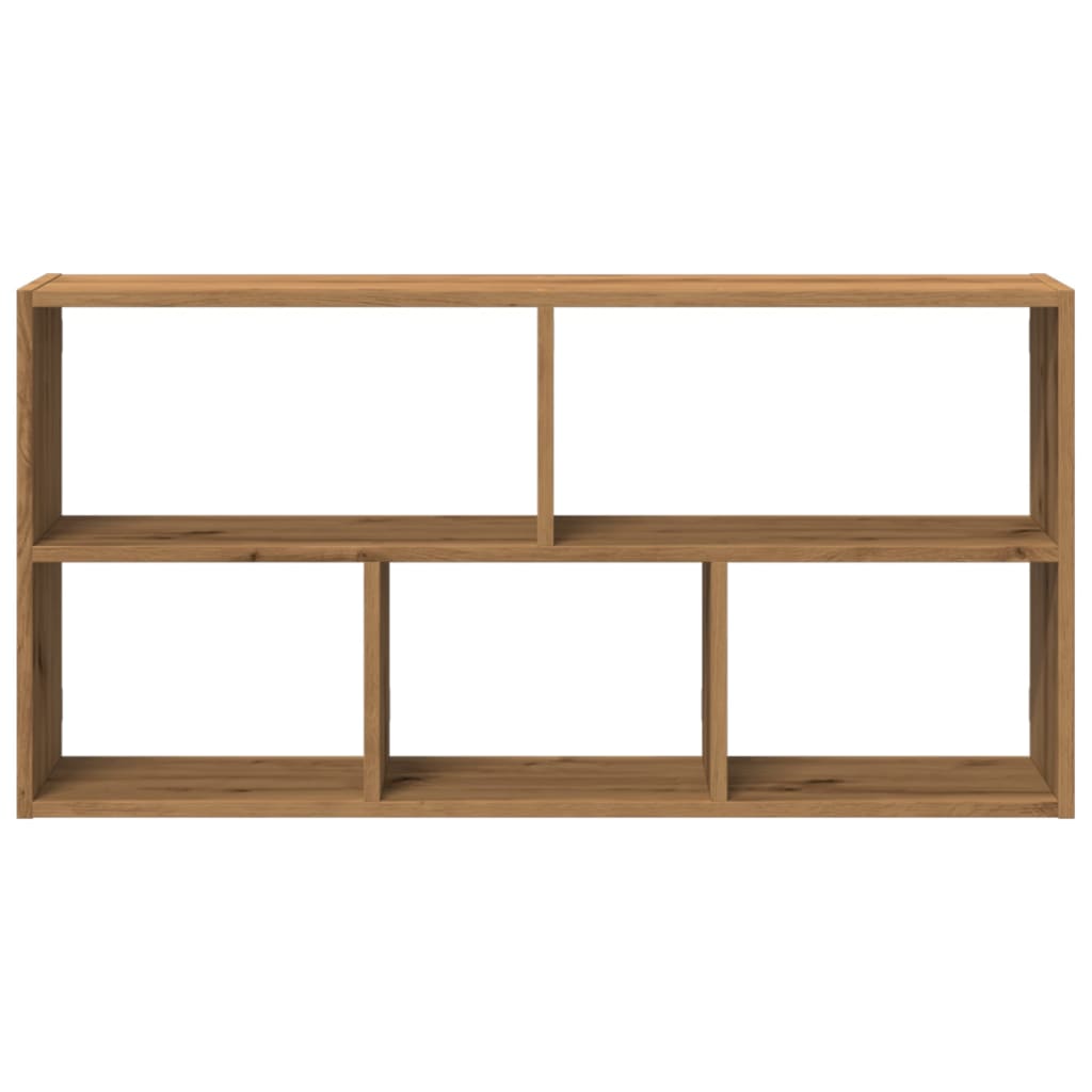 vidaXL Wall Shelf Artisian Oak 100x25x50 cm Engineered Wood