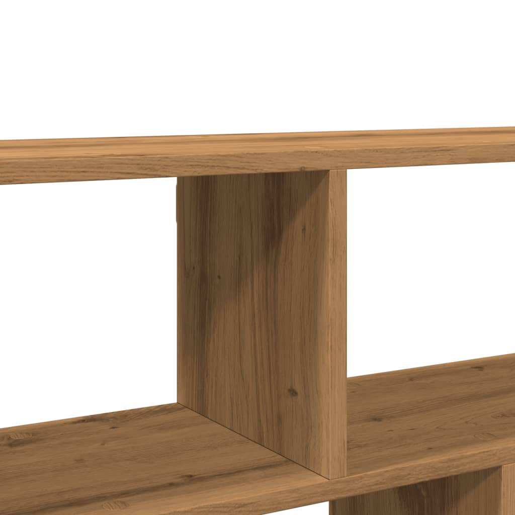 vidaXL Wall Shelf Artisian Oak 100x25x50 cm Engineered Wood