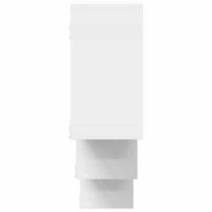 vidaXL Wall Shelf White 159x18x66 cm Engineered Wood