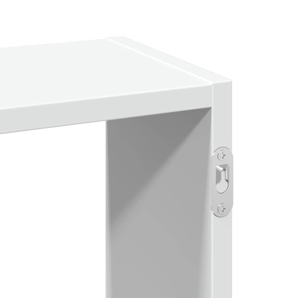 vidaXL Wall Shelf White 159x18x66 cm Engineered Wood