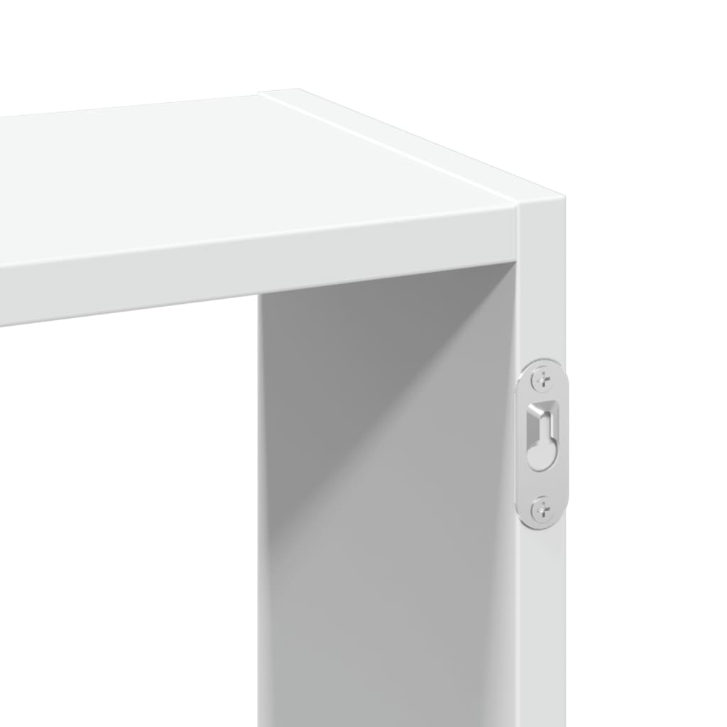 vidaXL Wall Shelf White 159x18x66 cm Engineered Wood