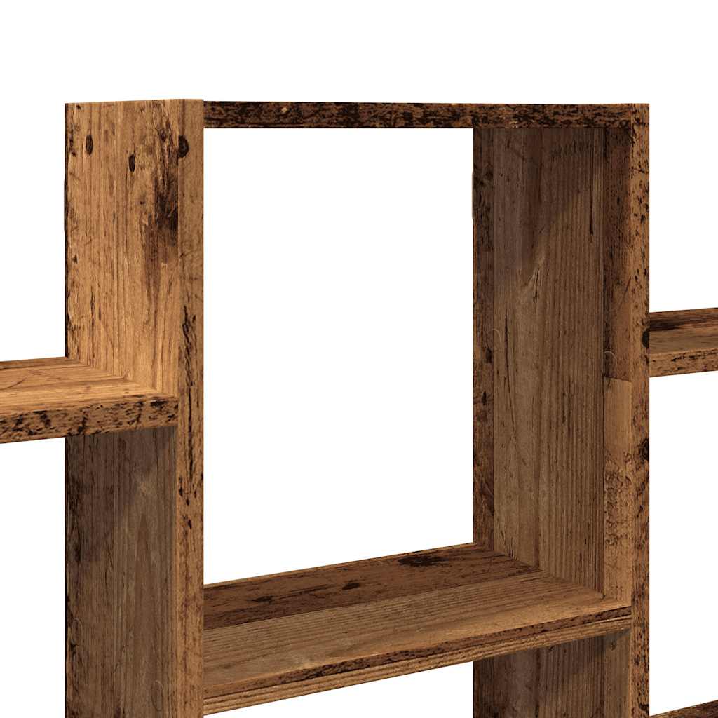 vidaXL Wall Shelf Old Wood 159x18x66 cm Engineered Wood