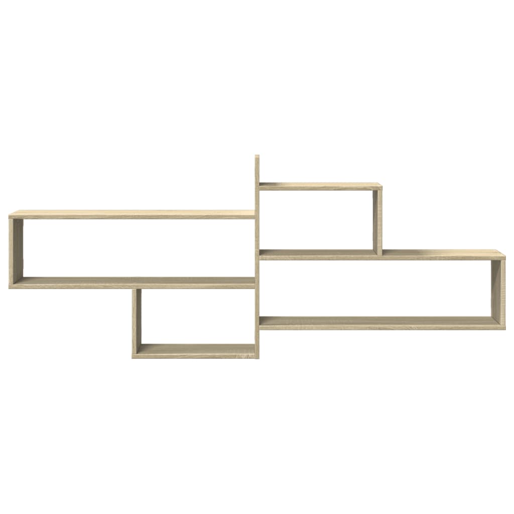 vidaXL Wall Shelf Sonoma Oak 167.5x18x68 cm Engineered Wood