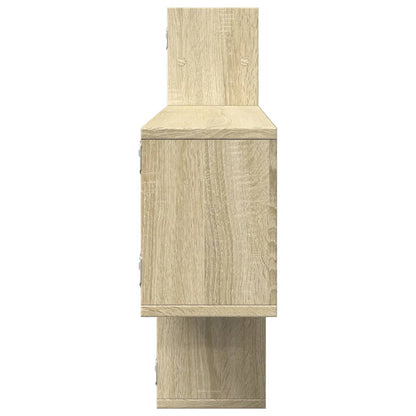 vidaXL Wall Shelf Sonoma Oak 167.5x18x68 cm Engineered Wood