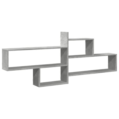 vidaXL Wall Shelf Concrete Grey 167.5x18x68 cm Engineered Wood