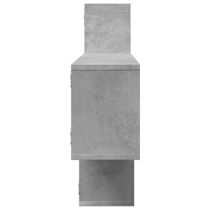 vidaXL Wall Shelf Concrete Grey 167.5x18x68 cm Engineered Wood