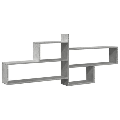 vidaXL Wall Shelf Concrete Grey 167.5x18x68 cm Engineered Wood