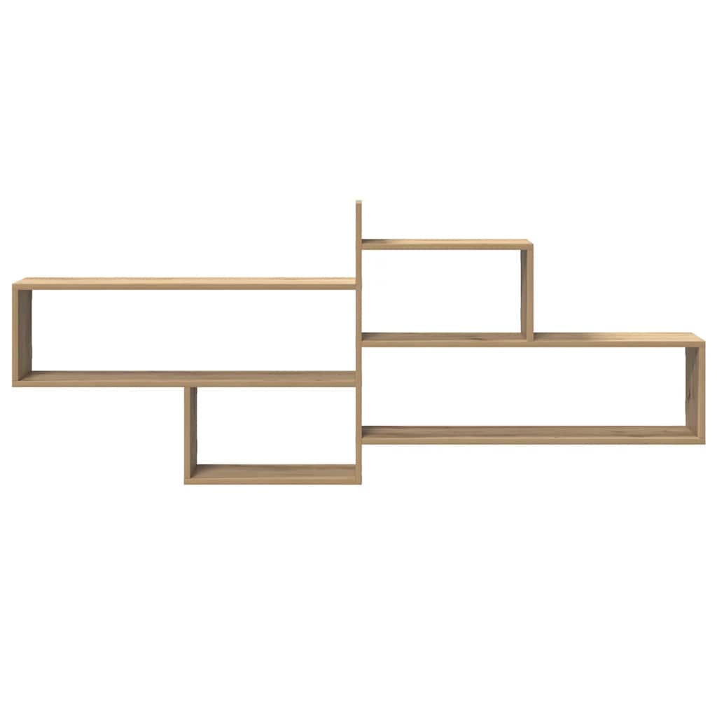 vidaXL Wall Shelf Artisian Oak 167.5x18x68 cm Engineered Wood