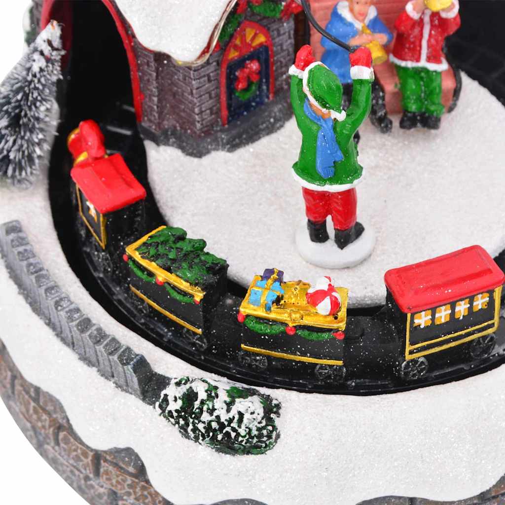 vidaXL Christmas Tabletop Multicolour 16 x 16 x 19 cm Resin