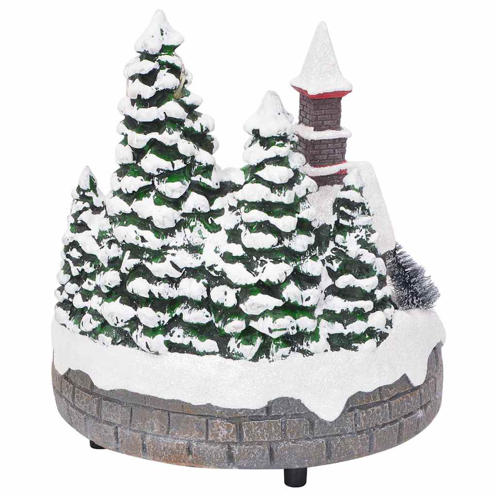 vidaXL Christmas Tabletop Multicolour 16 x 16 x 19 cm Resin