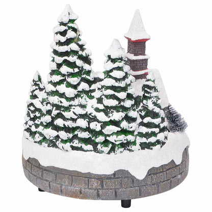 vidaXL Christmas Tabletop Multicolour 16 x 16 x 19 cm Resin