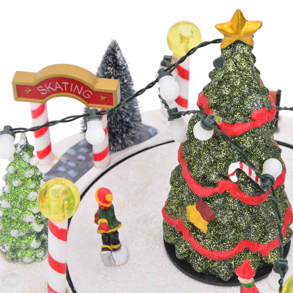 vidaXL Christmas Village Decoration Multicolour 22 x 21.5 x 17 cm