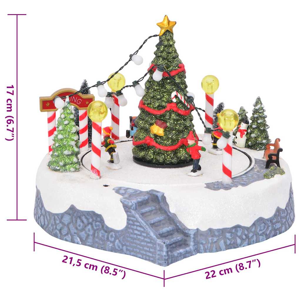 vidaXL 22 x 21.5 x 17 cm Plastic Multicolour