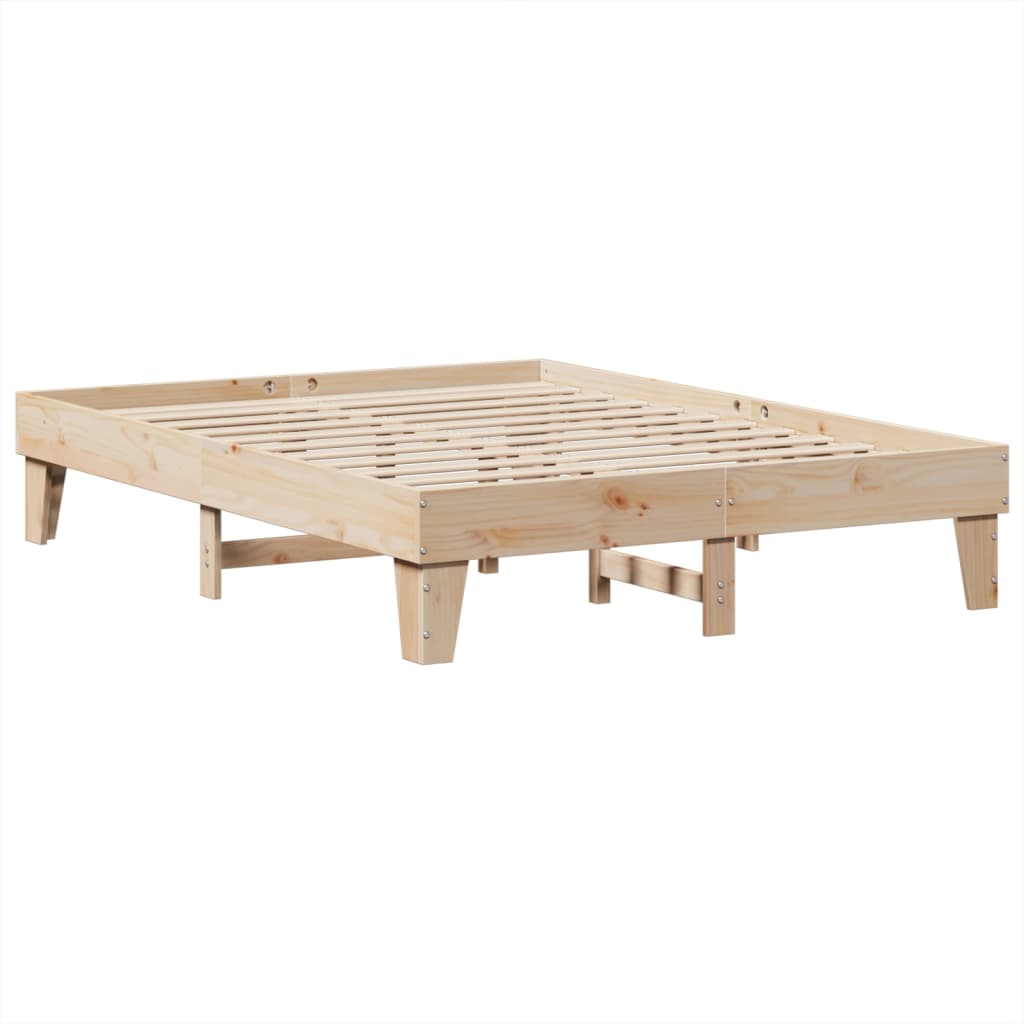 vidaXL Bed Frame without Mattress 160x200 cm Solid Wood Pine