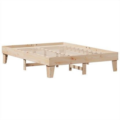 vidaXL Bed Frame without Mattress 160x200 cm Solid Wood Pine