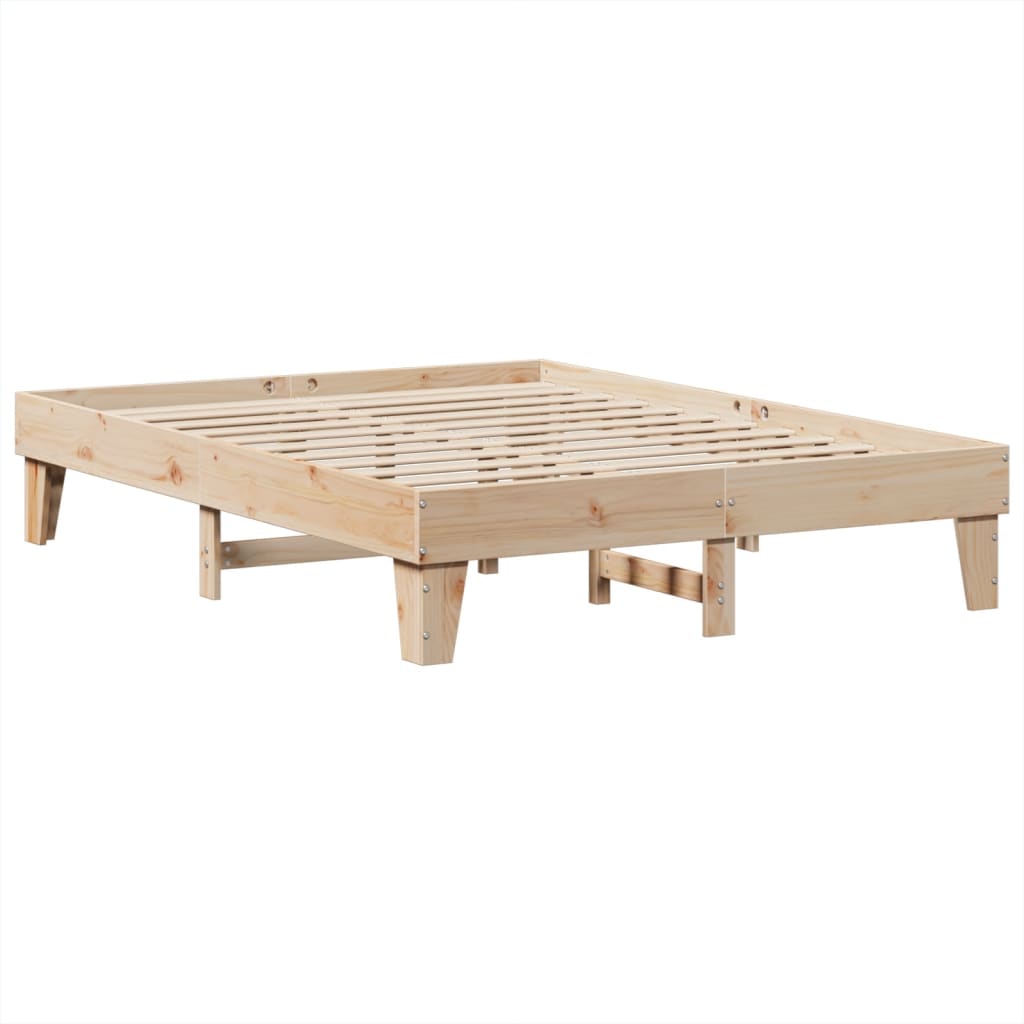vidaXL Bed Frame without Mattress 160x200 cm Solid Wood Pine