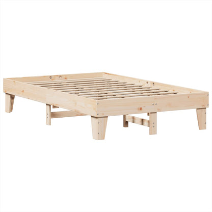vidaXL Bed Frame without Mattress 120x200 cm Solid Wood Pine