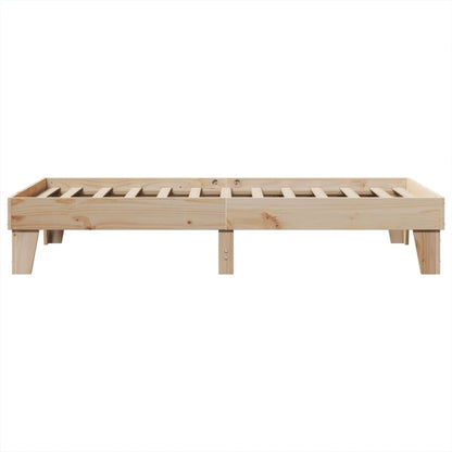 vidaXL Bed Frame without Mattress 100x200 cm Solid Wood Pine
