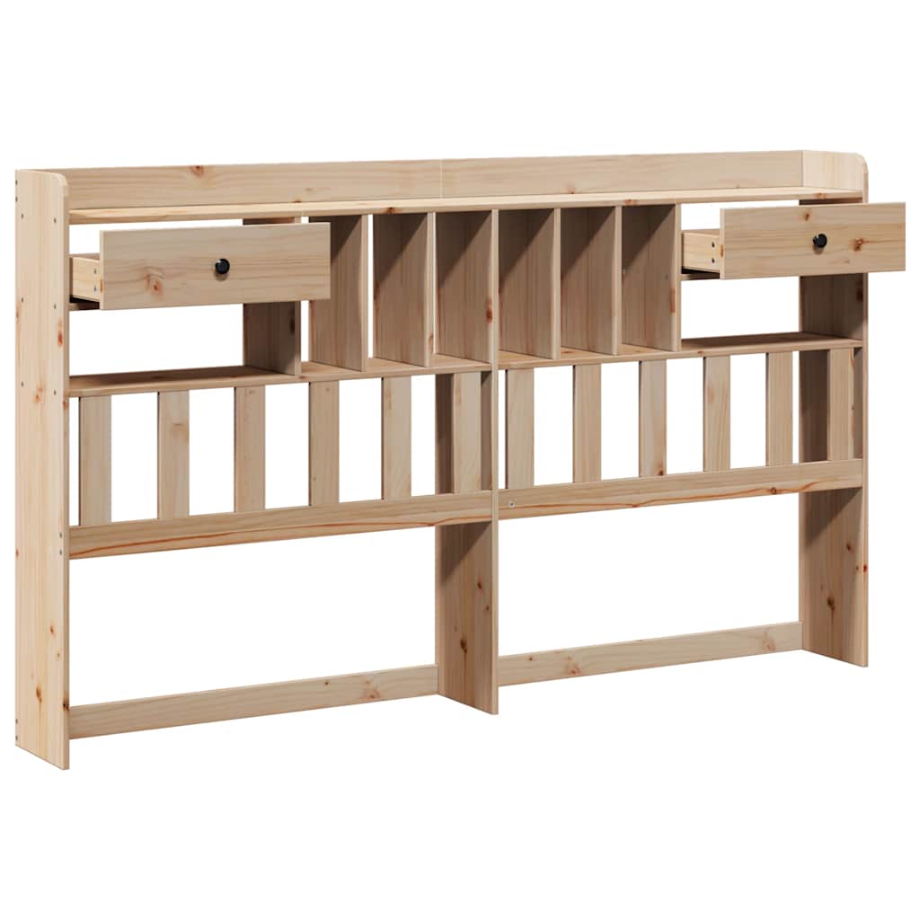 vidaXL Headboard with Storage 180 cm Solid Wood Pine