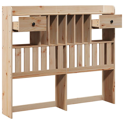 vidaXL Headboard with Storage 135 cm Solid Wood Pine