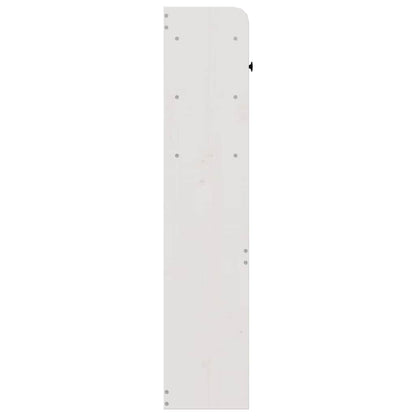 vidaXL Headboard with Storage White 90 cm Solid Wood Pine