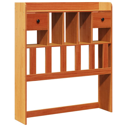 vidaXL Headboard with Storage Wax Brown 75 cm Solid Wood Pine