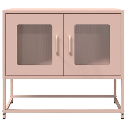 vidaXL TV Cabinet Pink 68x39x60.5 cm Cold-rolled Steel