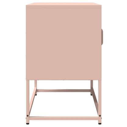 vidaXL TV Cabinet Pink 68x39x60.5 cm Cold-rolled Steel