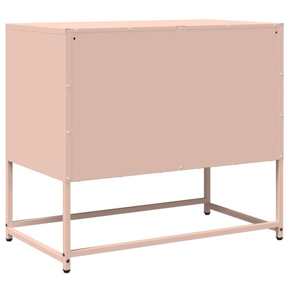 vidaXL TV Cabinet Pink 68x39x60.5 cm Cold-rolled Steel