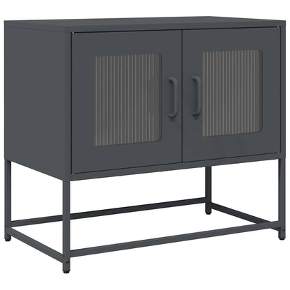 vidaXL TV Cabinet Anthracite 68x39x60.5 cm Cold-rolled Steel