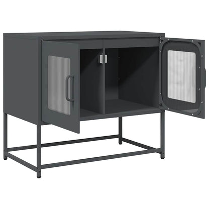 vidaXL TV Cabinet Anthracite 68x39x60.5 cm Cold-rolled Steel