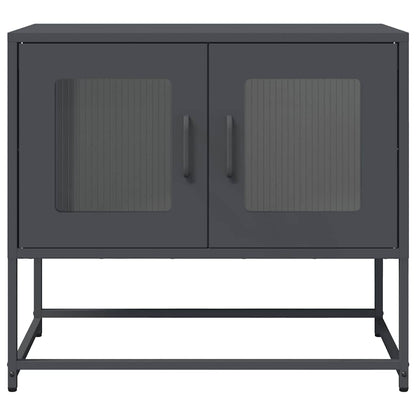 vidaXL TV Cabinet Anthracite 68x39x60.5 cm Cold-rolled Steel