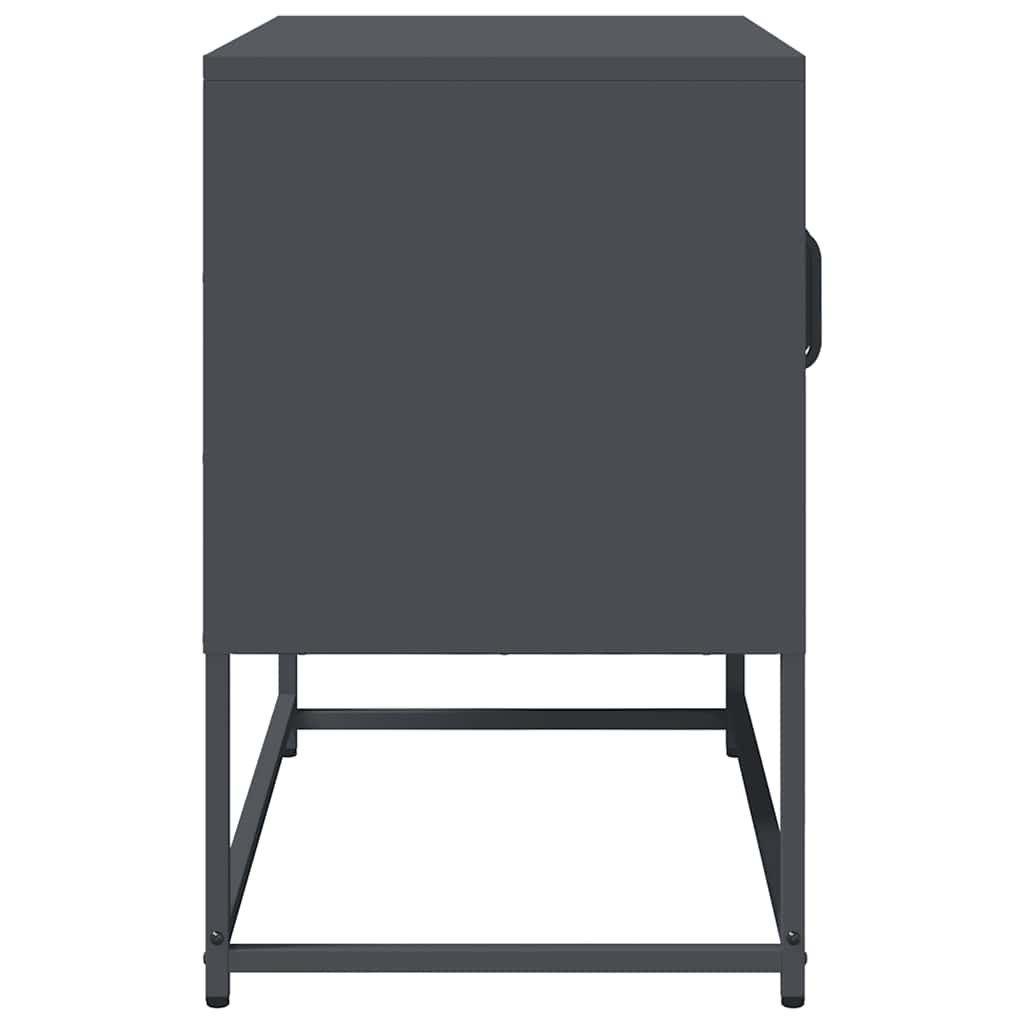 vidaXL TV Cabinet Anthracite 68x39x60.5 cm Cold-rolled Steel