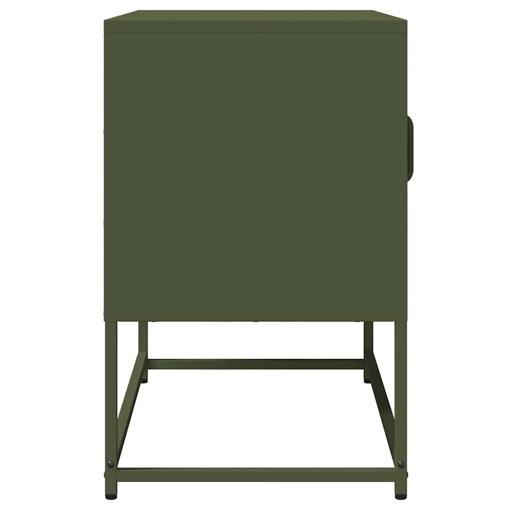 vidaXL TV Cabinet Olive Green 68x39x60,5 cm Cold-rolled Steel
