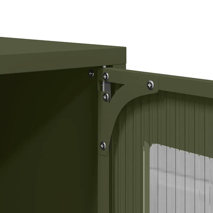 vidaXL TV Cabinet Olive Green 68x39x60,5 cm Cold-rolled Steel