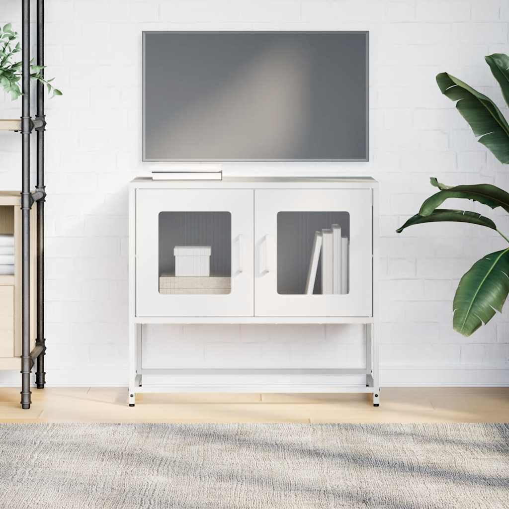 vidaXL TV Cabinet White 68x39x60,5 cm Cold-rolled Steel