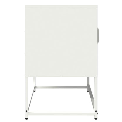 vidaXL TV Cabinet White 68x39x60.5 cm Cold-rolled Steel
