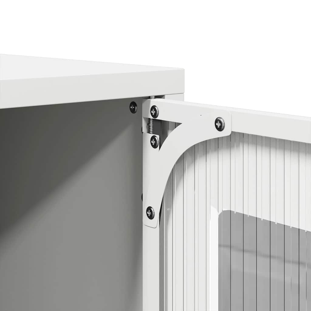 vidaXL TV Cabinet White 68x39x60.5 cm Cold-rolled Steel