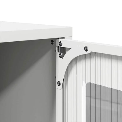 vidaXL TV Cabinet White 68x39x60.5 cm Cold-rolled Steel