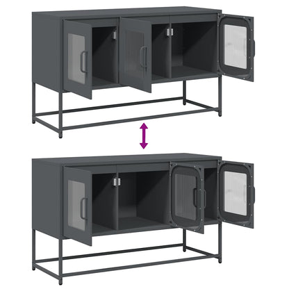 vidaXL TV Cabinet Anthracite 100.5x39x60.5 cm Cold-rolled Steel