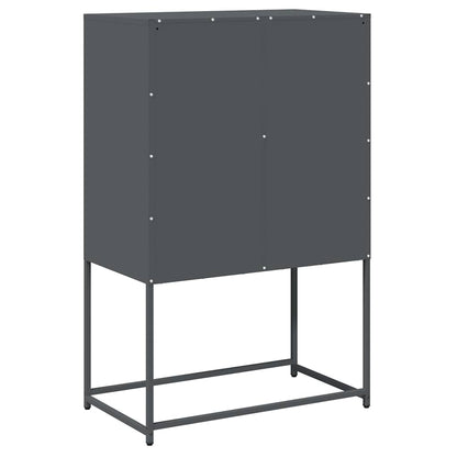 vidaXL Highboard Anthracite 68x39x107 cm Steel