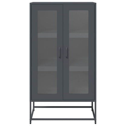 vidaXL Highboard Anthracite 68x39x123 cm Steel