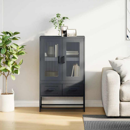 vidaXL Highboard Anthracite 68x39x111,5 cm Steel