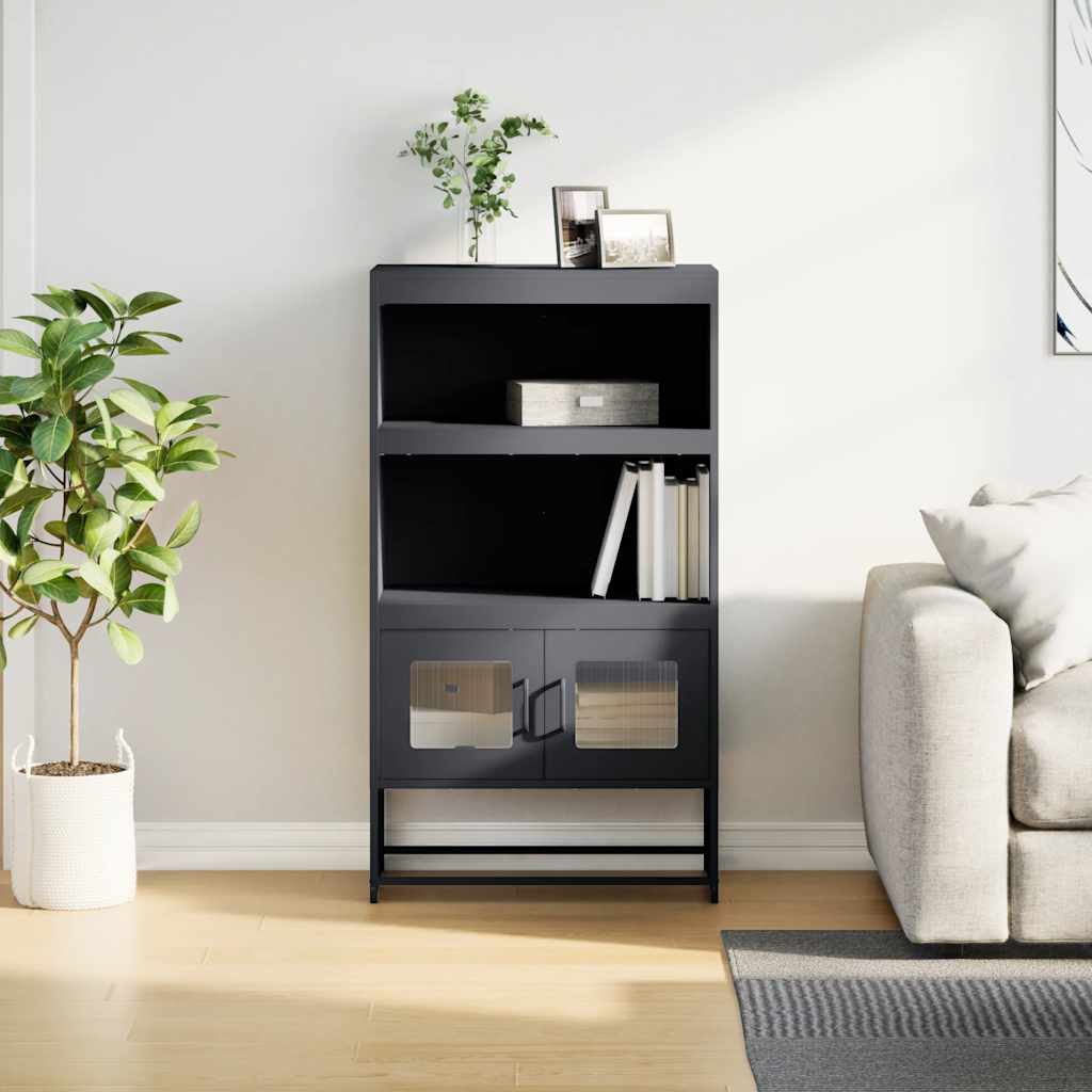 vidaXL Highboard Anthracite 68x39x123 cm Steel